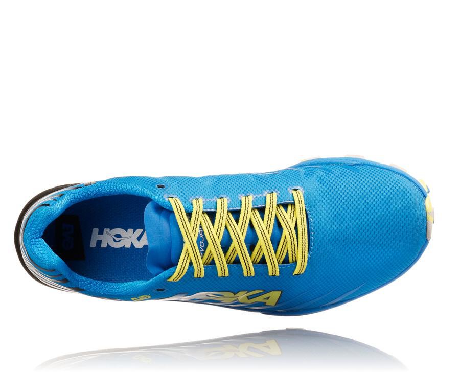 Hoka One One Spor Ayakkabı Erkek Mavi - Evo Jawz - NZ0852614